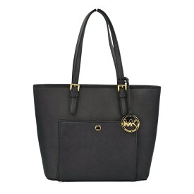 【MICHAEL KORS】マイケルコース 30S6GTTT2L ジェットセット ミディアム JET SET ブラック サフィアーノレザー トートバッグ【送料無料】【中古】