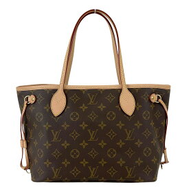 【LOUIS VUITTON】LV ルイ・ヴィトン M40155 ネヴァーフルPM モノグラム ブラウン モノグラム・キャンバス/レザー トートバッグ 【送料無料】【中古】