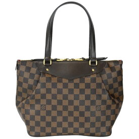 【LOUIS VUITTON】LV ルイ・ヴィトン N41102 ウエストミンスターPM ダミエ エベヌ ダミエ・キャンバス/レザー トートバック 【送料無料】【中古】