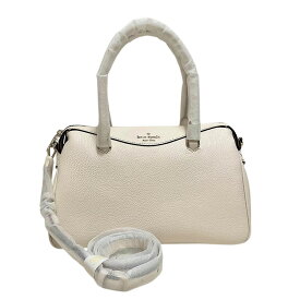 【kate spade】ケイトスペード ミミペブルレザーサッチェル K4673 オフホワイト レザー ハンドバッグ/ボストンバッグ/ショルダーバッグ 【送料無料】【未使用】【中古】