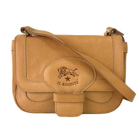 【IL BISONTE】イルビゾンテ A2685 P 857 VACCHETTAショルダーバッグ 牛革 ヌメ 【送料無料】【中古】