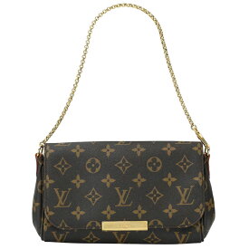 【LOUIS VUITTON】LV ルイ・ヴィトン M40718 モノグラム フェイボリットMM ブラウン モノグラム・キャンバス/レザー ショルダーストラップ ハンドバック/ショルダーバック 【送料無料】【中古】