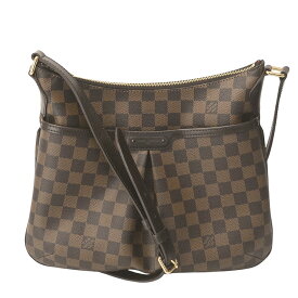 【LOUIS VUITTON】LV ルイ・ヴィトン N42251 ブルームズベリPM ダミエ ブラウン/レッド キャンバス ショルダーバック 【送料無料】【中古】