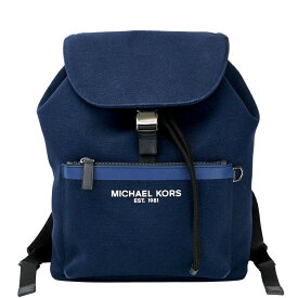 【MICHAEL KORS】マイケルコース 33U9MGYB6C キャンバス ネイビー リュック バックパック 【送料無料】【中古】