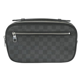 【LOUIS VUITTON】LV ルイ・ヴィトン N41289 アンブレール ダミエ・グラフィット ブラック ダミエキャンバス ボディバッグ 【送料無料】【中古】