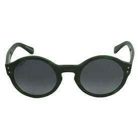 【OLIVER GOLDSMITH】オリバーゴールドスミス CASPER1971 ラウンドフレームサングラス evergreen グリーンフレーム グレーレンズ プラスチック 【送料無料】【中古】