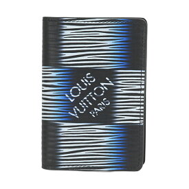 【LOUIS VUITTON】LV ルイ・ヴィトン M82822 オーガナイザー・ドゥポッシュ ダミエ・ラッシュ ブルー エピ・レザー カードケース2024メンズプレコレクション 【送料無料】【未使用】【中古】