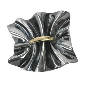 【ブローチ】 【GEORG JENSEN】ジョージ・ジェンセン ピンブローチ シルバー925/18KYG BOWコレクション レネ・ムンテ 【送料無料】【中古】