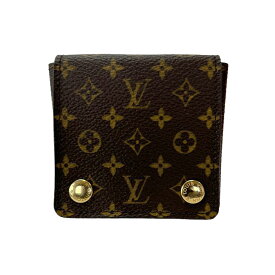 【LOUIS VUITTON】LV ルイ・ヴィトン コンパクト ジュエリーケース モノグラム ブラウン キャンバス アクセサリ―ケース 【送料無料】【中古】