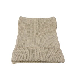 【Dolce&Gabbana】ドルチェ＆ガッバーナ WOOL ALPACA SHORT MUFFLER 生成り色 2EC6041Z5 ウール80%/アルパカ20% マフラー【送料無料】【中古】