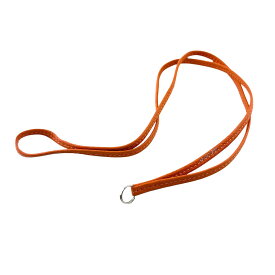 【HERMES】エルメス シフレ ホイッスル(ストラップのみ) オレンジ レザー 【送料無料】【中古】