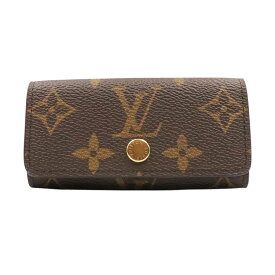 【LOUIS VUITTON】LV ルイヴィトン ミュルティクレ4 M69517 モノグラム ブラウン キャンバス/レザー 4連キーケース【送料無料】【未使用】【中古】