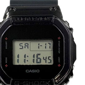【CASIO】カシオ G-SHOCK ジーショック DW-5600-NNJ-2JR 忍者モチーフデザイン 生産完了モデル クオーツ 樹脂 ステンレススチール ブラック/グレー系 メンズ腕時計【送料無料】【中古】