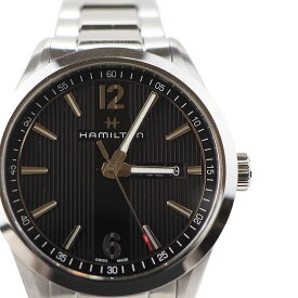 【HAMILTON】ハミルトン H43311135 (H433110) ブロードウェイ デイデイト クォーツ ブラックダイヤル ステンレススチール メンズ腕時計【送料無料】【中古】