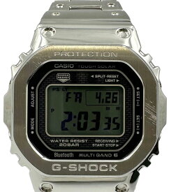 【CASIO】カシオ G-SHOCK FULL METAL GMW-B5000D-1JF 5000シリーズ デジタル モバイルリンク機能 シルバー ステンレススチール ソーラー電波 メンズ腕時計【送料無料】【中古】