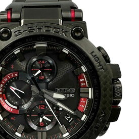 【CASIO】カシオ G-SHOCK MT-G MTG-B1000XBD-1AJF ブラック×レッド MTG-B1000シリーズ カーボン/樹脂/ステンレススチール ソーラー電波 メンズ腕時計【送料無料】【中古】