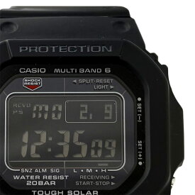 【CASIO】カシオ GW-M5610U G-SHOCK DIGITAL 5600 SERIES ブラック 樹脂×ステンレススチール ソーラー電波 メンズ腕時計 【送料無料】【中古】