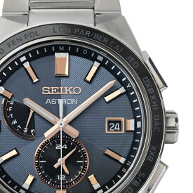 【SEIKO】セイコー ASTRON NEXTER アストロン ネクスター SBXY053 チタニウム ブラック×ゴールド文字盤 ソーラー電波修正 8B63 メンズ腕時計【送料無料】【中古】