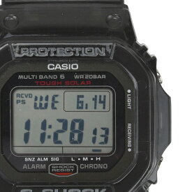 【CASIO】カシオ GW-S5600-1JF G-SHOCK ソーラー電波 ブラック 樹脂 カーボンファイバー メンズ腕時計 【送料無料】【中古】