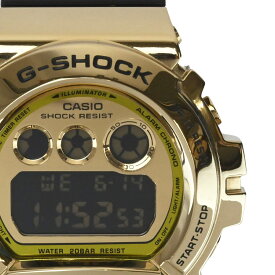 【CASIO】カシオ GM-6900G-9JF G-SHOCK ブラック/ゴールド 樹脂/ステンレススチール クォーツ メンズ腕時計 【送料無料】【中古】