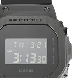 【CASIO】カシオ GM-5600B-1 G-SHOCK ブラック ステンレススチール/ラバー クォーツ メンズ腕時計 【送料無料】【中古】