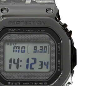 【CASIO】カシオ GMW-B5000EH-1JR G-SHOCK エリック・ヘイズコラボ ブラック ステンレススチール ソーラー電波 40周年記念 ドットパターン柄 耐衝撃構造 モバイルリンク Bluetooth メンズ腕時計 【送料無料】【中古】