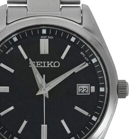 【SEIKO】セイコー SBTM323 セイコーコレクション ブラック ステンレス ソーラー電波 メンズ腕時計 【送料無料】【未使用】【中古】