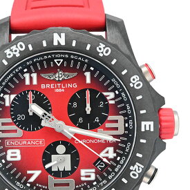 【BREITLLING】ブライトリング X823109A1K1S1/176S（ストラップ） プロフェッショナル エンデュランス プロ 44 IRONMANR アイアンマン ブライトライトR/ラバー ブラック/レッド/ホワイト クオーツ メンズ腕時計 【送料無料】【中古】