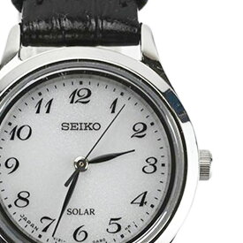 【SEIKO】セイコー STPX037 (V131-0AA0) セイコーセレクション スピリット ホワイトダイヤル ステンレススチール/カーフレザーストラップ ソーラー レディース腕時計 美品【送料無料】【中古】