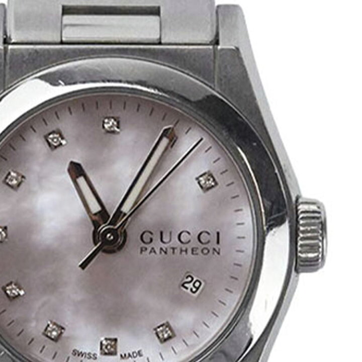 楽天市場】【GUCCI】グッチ 115.5/YA115503 パンテオン ピンクシェル 