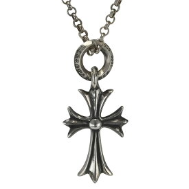 【ペンダントネックレス】 【CHROME HEARTS】クロムハーツ TINY CH CROSS / NECKCHAIN R20 2352-304-0001-9100 / 2353-304-9003-9100 シルバー925 ペンダントトップ ネックレス SET 20インチ インボイス付き ペンダント ネックレス 【送料無料】【中古】