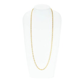 【ネックレス】 【UNOAERRE】ウノアエレ ロングチェーン ネックレス 750(K18イエローゴールド) 80.5cm 【送料無料】【中古】