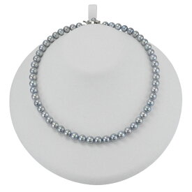 【ネックレス】 【TASAKI】タサキ グレーパール ネックレス シルバー 【送料無料】【中古】