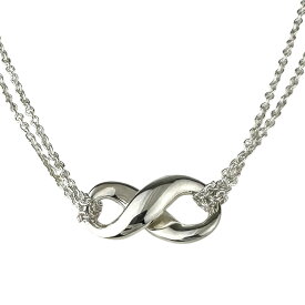 【TIFFANY＆CO.】ティファニー インフィニティダブルチェーンネックレス ティファニーインフィニティ 925 シルバー 41cm ペンダントネックレス【送料無料】【中古】