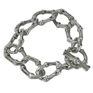【ブレスレット】 【TIFFANY&Co.】ティファニー バンブー ブレスレット ヴィンテージ シルバー SV925 重…