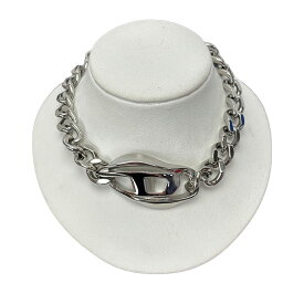 【ブレスレット】 【DIESEL】ディーゼル DX1432 ユニセックス ブレスレット ロゴ チェーン STEEL 21cm 【送料無料】【中古】