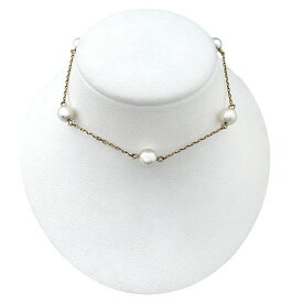 【TASAKI】タサキ ステーションパールブレスレット K18 パール5玉 真珠 ブレスレット【送料無料】【中古】