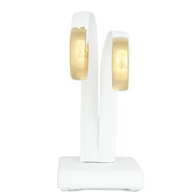 【UNOAERRE】ウノアエレ 14K フープ ピアス K14イエローゴールド 【送料無料】【中古】