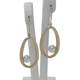 【ピアス】 【MIKIMOTO】ミキモト PE-1735PI Moon Dew K18ピンクゴールド/パール 【送料無料】【中古】