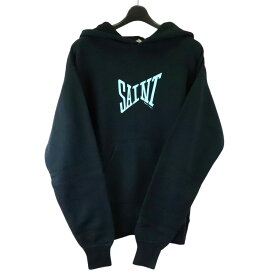 【SAINT MICHAEL】セントマイケル SM-S23-0000-047 HOODIE/SAINT ブラック Mサイズ フード付きスウェット　2023ss　パーカー 【送料無料】【中古】