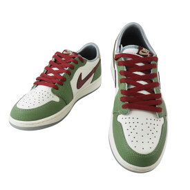 【NIKE】ナイキ エア ジョーダン 1 LOW OG Chinese New Year 2024 "Year of the Dragon" collection FN3727-100 SAIL/CEDAR-OIL GREEN 天然皮革/合成繊維/ゴム底 27.5cm メンズ靴/スニーカー【送料無料】【未使用】【中古】