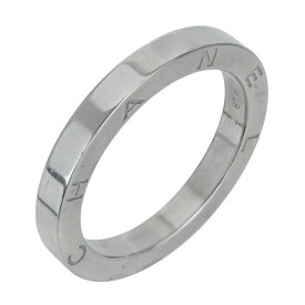 【リング】 【CHANEL】シャネル サイドロゴ プラチナシグネチャーリング 950 17号 指輪 【送料無料】【中古】