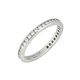 【TIFFANY&Co.】ティファニー チャネルセッティング フルサークル ダイヤモンド リング PT950（プラチナ） 10号 指輪 【送料無料】【中古】