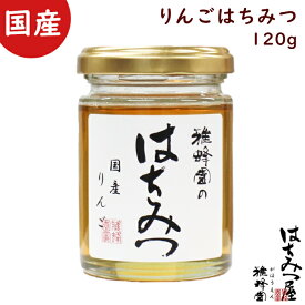 はちみつ 国産 純粋はちみつ 蜂蜜 りんご蜂蜜 120g はちみつ 国産 ギフト 蜂蜜 非加熱 ハニー 国産はちみつ 生はちみつ 美味しい パン 紅茶 おすすめ プレゼント 健康 人気 男性 女性 子供