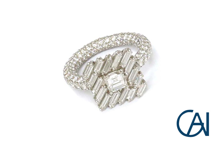GAI 〜Select Jewelry〜<br>PT900　ダイヤモンドリング<br>D5.31ct D1.046ct