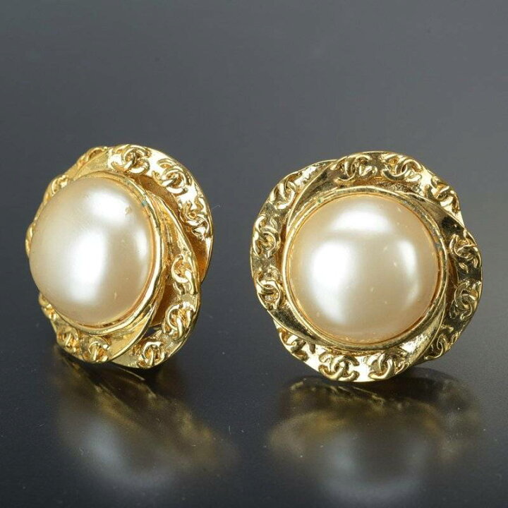 楽天市場】激レア シャネル CHANEL ココマーク ビッグ パール  