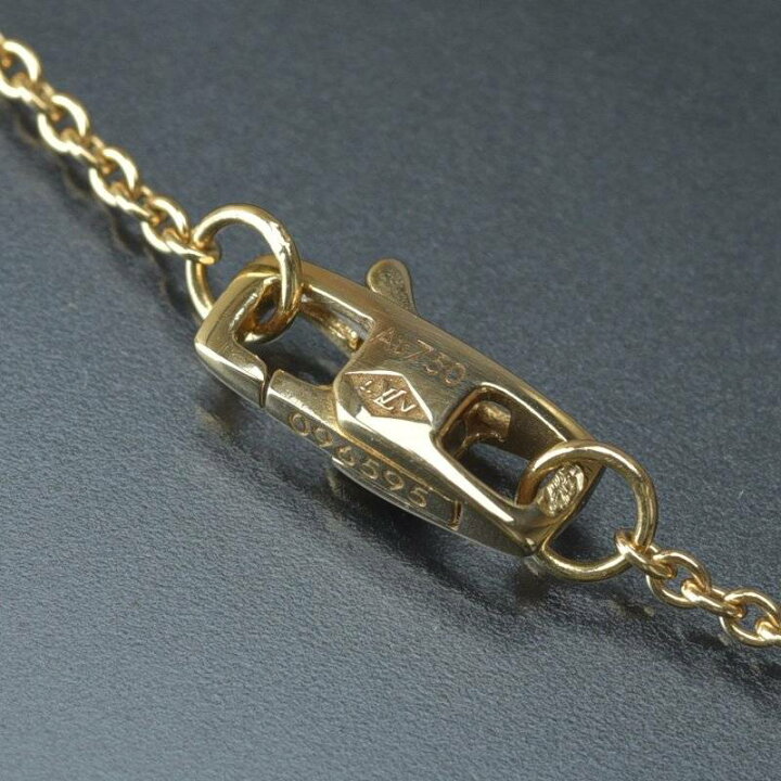 楽天市場】極美品 ルイヴィトン K18 チェーン ネックレス ゴールド 