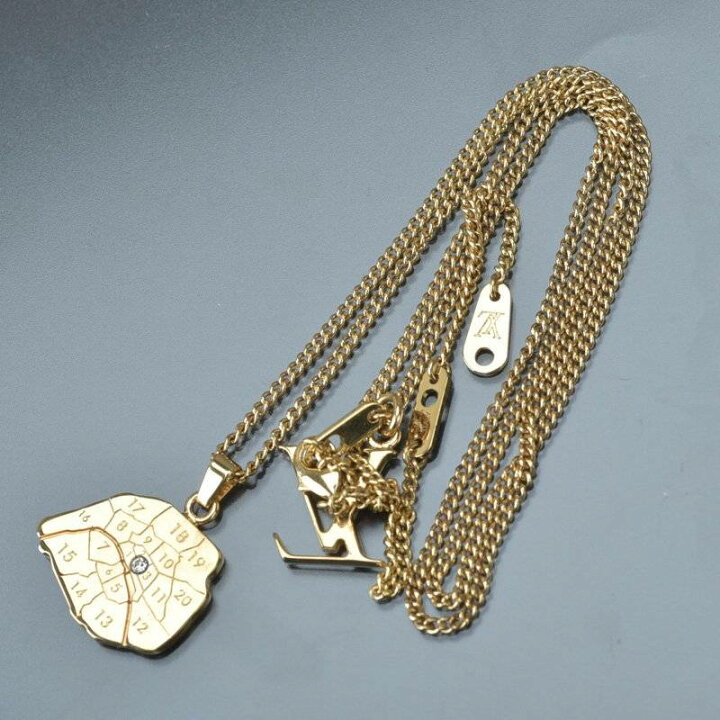 楽天市場】美品 ルイヴィトン コリエ マップ LVイニシャル シティー 