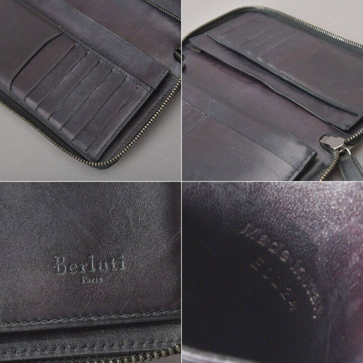 楽天市場】Berluti ベルルッティ ラウンドファスナー長財布 ｜長財布
