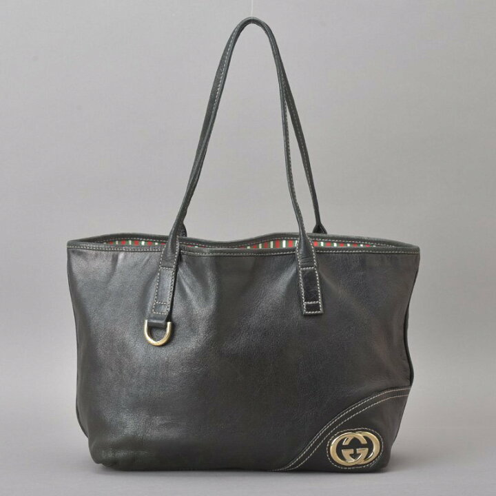 楽天市場】GUCCI グッチ ニューブリット トートバッグ 本革 レザー 